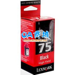 利盟(lexmark)12A1975高容量黑色墨盒