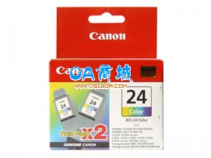 佳能(Canon)BCI-24C彩色墨盒 2支装