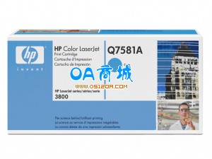 惠普(HP)Q7581A青色硒鼓