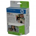 HP Q8700AA 110号照片墨盒套装 110号墨盒+120页4X6英寸相纸