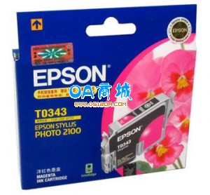 爱普生(EPSON)T0343洋红色墨盒